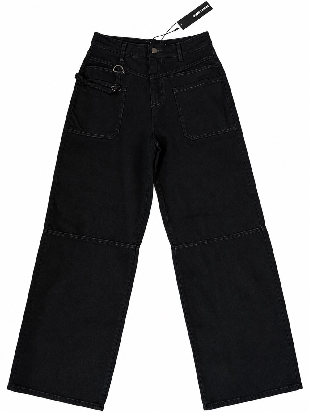Fashion Nova Sweet Talking Wide Leg Pants - Black XS NWT